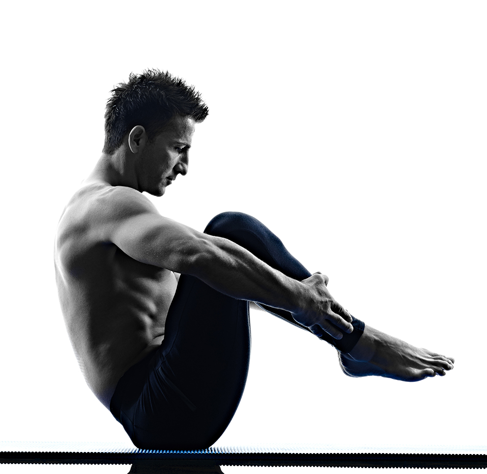 'Rolling like a ball' Pilates exercise